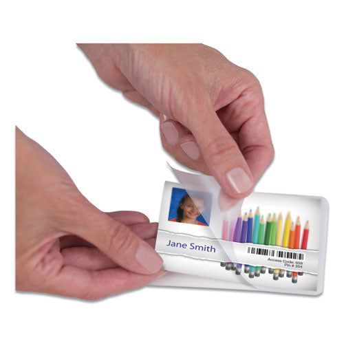 Image of FellowesÂ® Laminating Pouches, 5 Mil, 3.88" X 2.63", Gloss Clear, 25/pack
