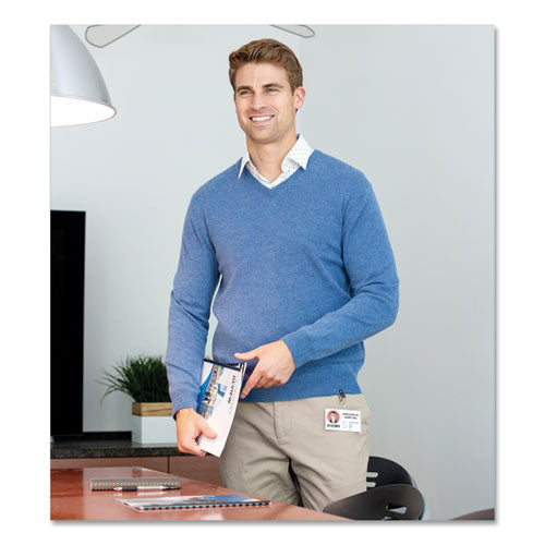 Image of Fellowes® 52050 Laminating Pouches, 7 Mil, 3.88" X 2.63", Gloss Clear, 100/pack