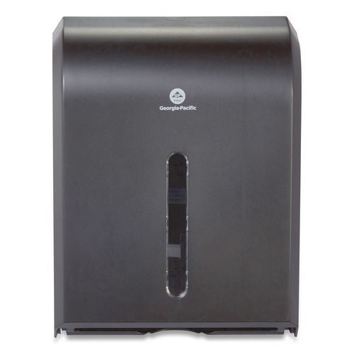 Image of Georgia Pacific® Professional 56650A Dispenser For Combi-Fold C-Fold/multifold/bigfold Towels, 12.3 X 6 X 15.5, Black