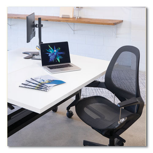 Image of Fellowes® 52505 Plastic Comb Bindings for 11 x 8.5 Documents, 19 Rings, 0.38" (55-Sheet) Capacity, Navy Blue, 100/Pack