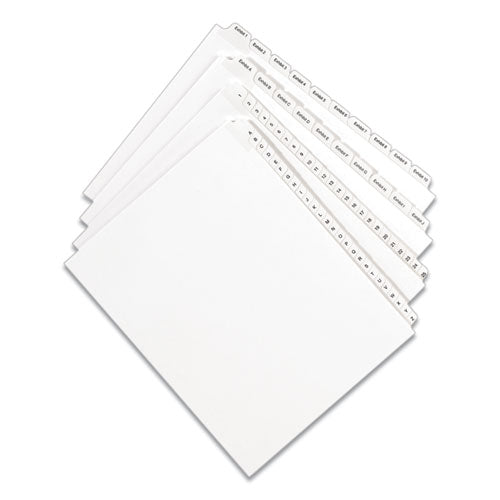 Image of Avery® 01706 Preprinted Legal Exhibit Side Tab Index Dividers, Allstate Style, 25-Tab, 126 To 150, 11 X 8.5, White, 1 Set, (1706)