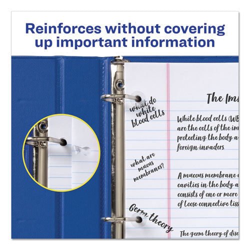 Image of Avery® 05722 Dispenser Pack Hole Reinforcements, 0.25" Dia, Clear, 1,000/Pack, (5722)