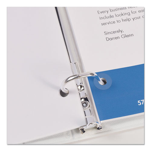 Image of Avery® 05722 Dispenser Pack Hole Reinforcements, 0.25" Dia, Clear, 1,000/Pack, (5722)
