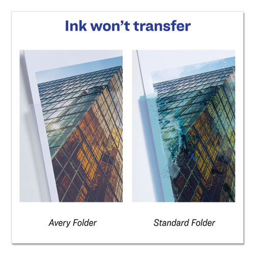 Image of Avery® 72311 Clear Plastic Sleeves, Letter Size, Clear, 12/pack