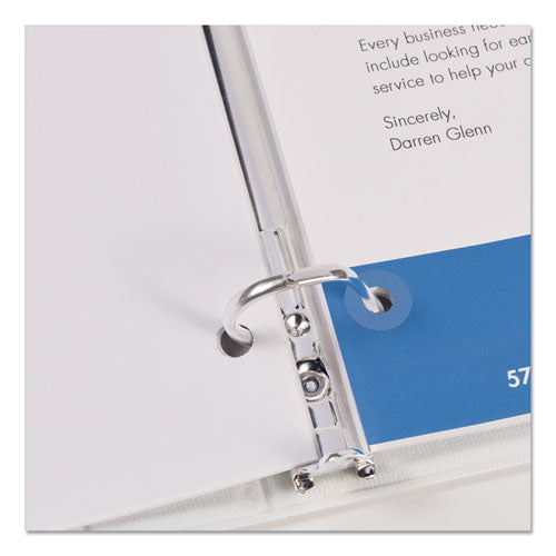 Image of Avery® 05721 Dispenser Pack Hole Reinforcements, 0.25" Dia, Clear, 200/Pack, (5721)