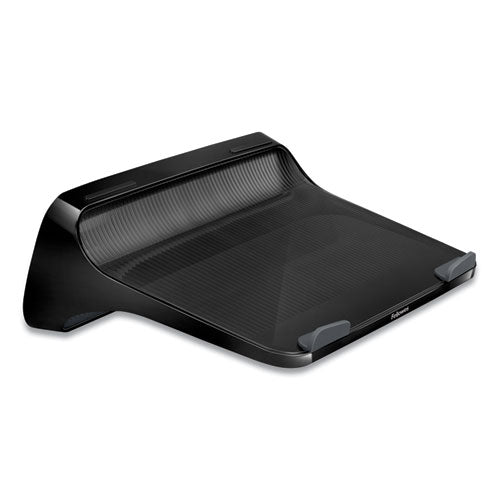 Image of FellowesÂ® I-Spire Series Laptop Lift, 13.19" X 9.31" X 4.13", Black/gray, Supports 10 Lbs