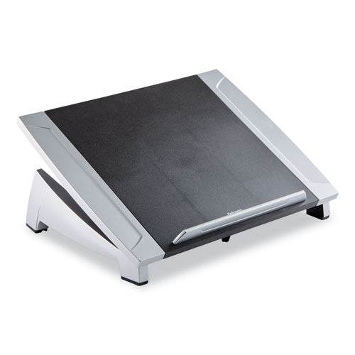 Image of Fellowes® 8032001 Office Suites Laptop Riser, 15.13" X 11.38" X 4.5" To 6.5", Black/silver, Supports 10 Lbs