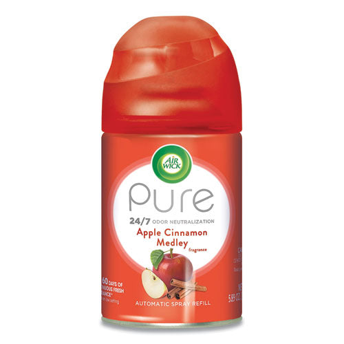 Image of Air Wick® 62338-78283 Freshmatic Ultra Automatic Spray Refill, Apple Cinnamon Medley, 5.89 Oz Aerosol Spray