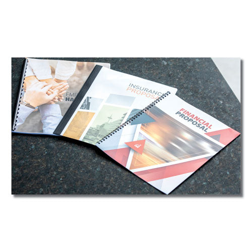 Image of Fellowes® FEL5255601 Wire Bindings for 11 x 8.5 Documents, 32 Rings, 0.56" (130-Sheet) Capacity, Black, 25/Pack