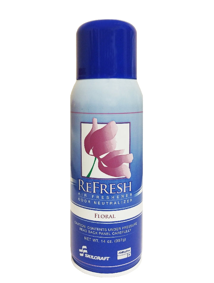 Image of SKILCRAFT® ReFresh Air Freshener, Aerosol, Floral Scent, 14 oz