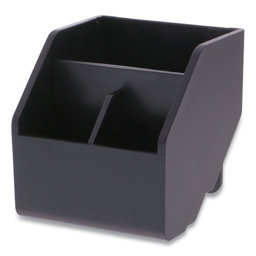 Image of Bostitch® KT-CUP-BLK Konnect Desktop Organizer Short Storage Bin, 3.4" x 3.5" x 3.5", Black