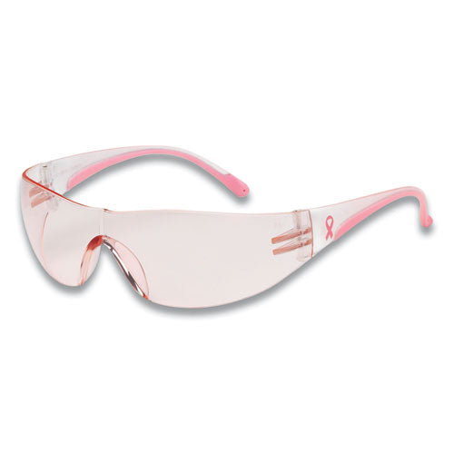 Image of Bouton® 250-10-0904 Eva Optical Safety Glasses, Frameless, Pink Single Lens