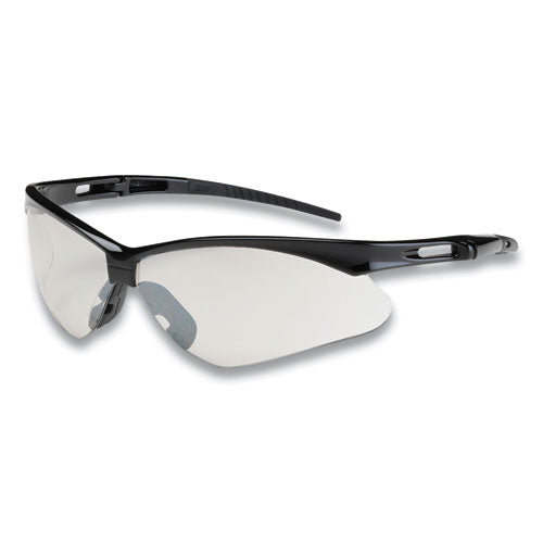 Image of Bouton® 250-AN-10114 Anser Optical Safety Glasses, Black Half Frame, Clear Dual Lens