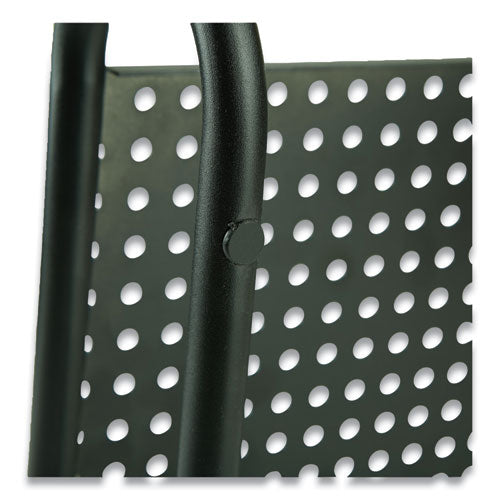 Image of Mind Reader 2METMONST-BLK Metal Monitor Stand Riser for Computer, 14.88" x 11.33" x 4.21", Black, Supports 44 lbs