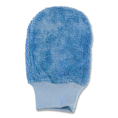 Image of ImpactÂ® Microfiber Mitt Without Thumb, Blue, 5" X 10"