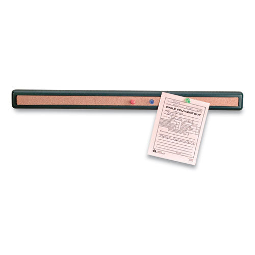 Image of Officemate 29212 Verticalmate Plastic Cork Bar, 1.5" x 19", Gray