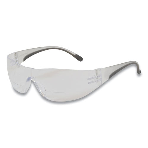 Image of Bouton® 250-27-0020 Zenon Z12R Bifocal Reading Rimless Indoor/Outdoor Optical Eyewear, 2.0+ Diopter, Frameless, Clear Single Lens