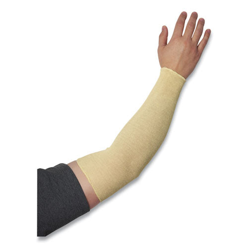 Image of KutGard® 10-KS18 Knitted Kevlar Sleeve, 2-Ply, 18", Tan
