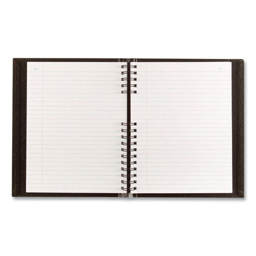 Image of Blueline® A7963C.01 Accountpro Records Register Book, Black Cover, 9.5 X 6 Sheets, 300 Sheets/book