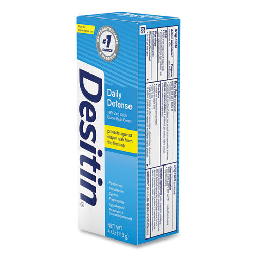 Image of Desitin® 00301 Daily Defense Baby Diaper Rash Cream With Zinc Oxide, 4 Oz Tube