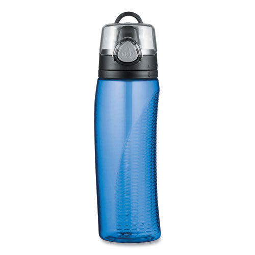 Image of Thermos® HP4100TLTRI6 Intak by Thermos Hydration Bottle with Meter, 24 oz, Plastic, Blue