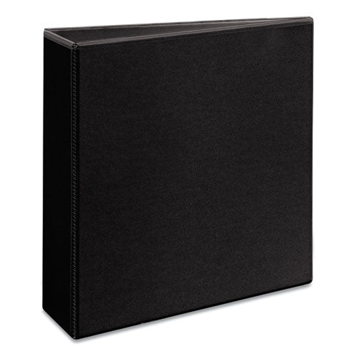 Image of Avery® 17041 Durable View Binder With Durahinge And Slant Rings, 3 Rings, 3" Capacity, 11 X 8.5, Black