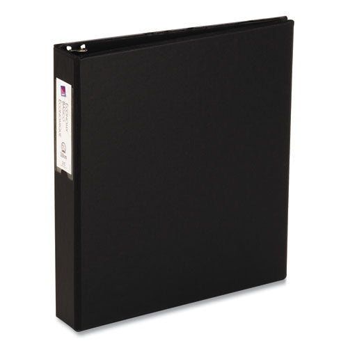 Image of Avery® 04401 Economy Non-View Binder With Round Rings, 3 Rings, 1.5" Capacity, 11 X 8.5, Black, (4401)