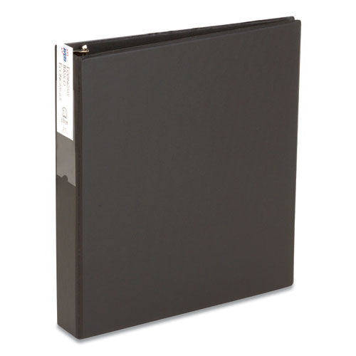 Image of Avery® 04401 Economy Non-View Binder With Round Rings, 3 Rings, 1.5" Capacity, 11 X 8.5, Black, (4401)