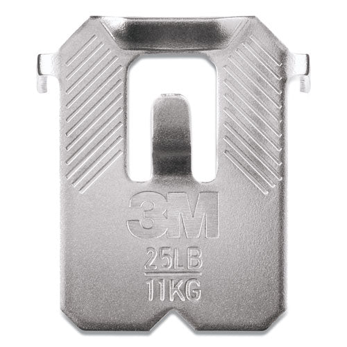 Image of 3M 3PH25M4ES Claw Drywall Picture Hanger, Stainless Steel, 25 lb Capacity, 4 Hooks and 4 Spot Markers,