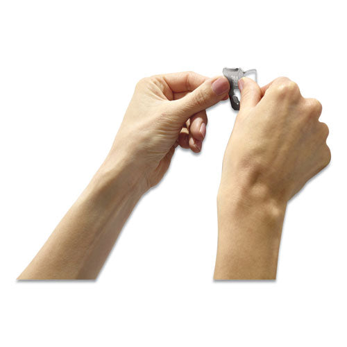 Image of 3M 3PH25M4ES Claw Drywall Picture Hanger, Stainless Steel, 25 lb Capacity, 4 Hooks and 4 Spot Markers,