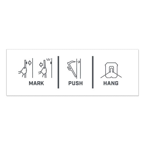 Image of 3M 3PH25M4ES Claw Drywall Picture Hanger, Stainless Steel, 25 lb Capacity, 4 Hooks and 4 Spot Markers,