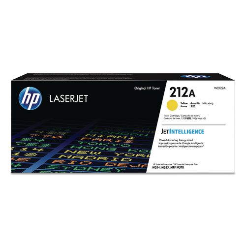 Image of HP W2122A HP 212a, (w2122a) Yellow Original Laserjet Toner Cartridge