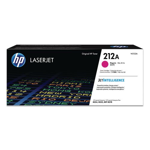 Image of HP W2123A HP 212a, (w2123a) Magenta Original Laserjet Toner Cartridge