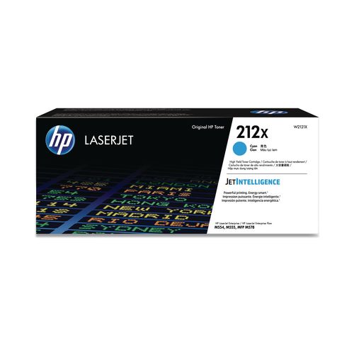 Image of HP W2121X HP 212x, (w2121x) High-Yield Cyan Original Laserjet Toner Cartridge