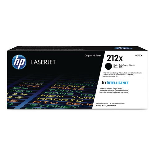 Image of HP W2120X HP 212x, (w2120x) High-Yield Black Original Laserjet Toner Cartridge