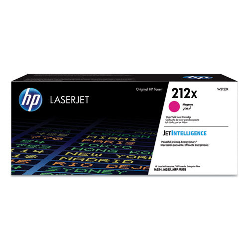 Image of HP W2123X HP 212x, (w2123x) High-Yield Magenta Original Laserjet Toner Cartridge