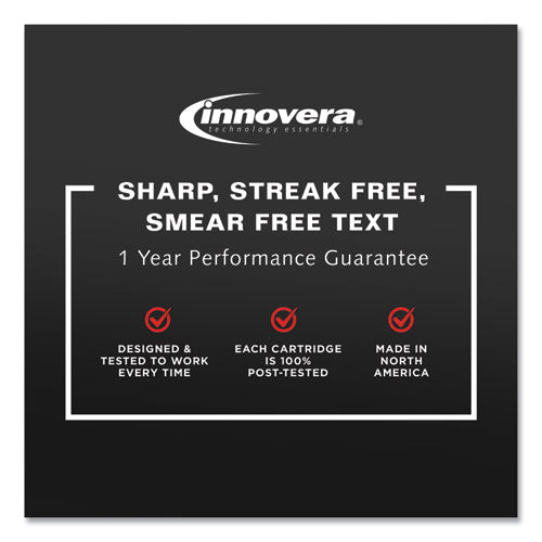 Image of InnoveraÂ® Remanufactured Black Ink, Replacement for 902 (T6L98AN), 300 Page-Yield