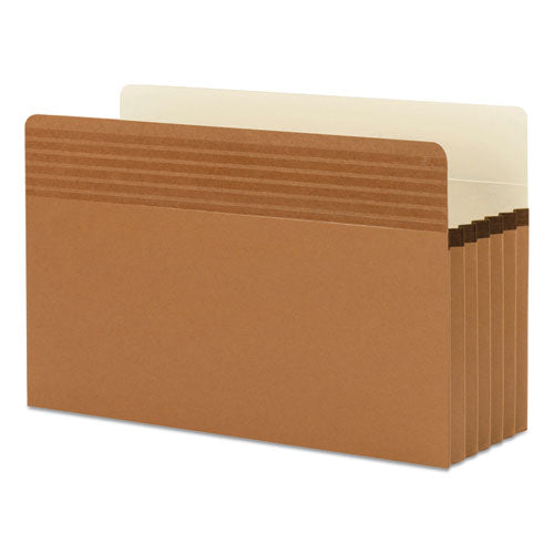 Image of Smead 73211 Easy Grip Pockets, 5.25" Expansion, Legal Size, Redrope, 10/box