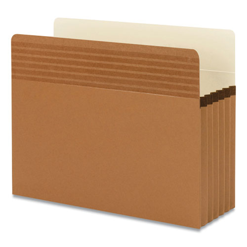 Image of Smead 73209 Easy Grip Pockets, 5.25" Expansion, Letter Size, Redrope, 10/box