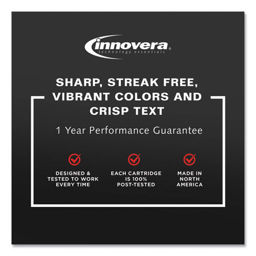 Image of InnoveraÂ® Remanufactured Black/Tri-Color Ink, Replacement for 62 (N9H64FN), 200/165 Page-Yield