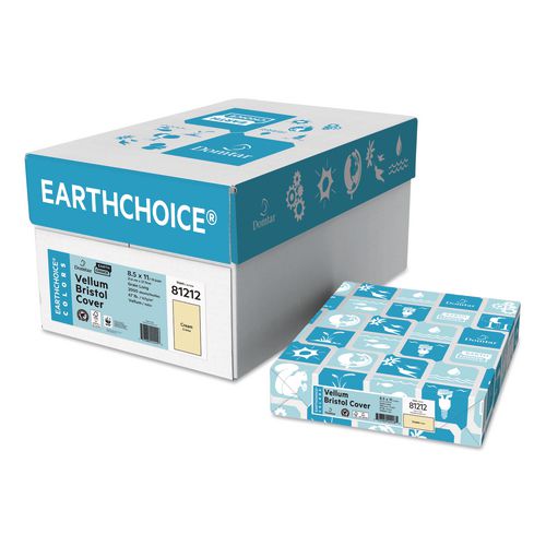 Image of Domtar 94345 Cover Stock, 67 lb Bristol Weight, 8.5 x 11, Cream, 250/Pack