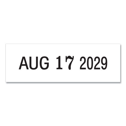 Image of Offistamp® 034506 Self-Inking Date Stamp, 5 Years, 1" X 0.38", Black Ink