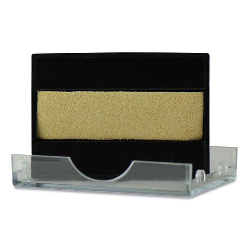 Image of OffistampÂ® Un-Inked Replacement Pad for Self-Inking Stamps, One-Color, Compatible with Black Ink Only, 1.13" x 0.75", 3/Pack