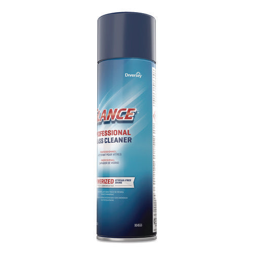 Image of Diversey 101109731 Glance Powerized Glass And Surface Cleaner, Ammonia Scent, 19 Oz Aerosol Spray, 12/carton