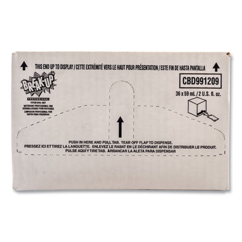 Image of BREAK-UP® CBD991209 Fryer Boil-Out, Ready To Use, 2 Oz Packet, 36/carton