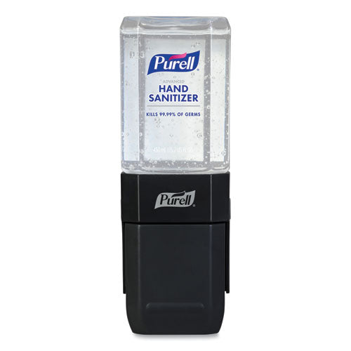 Image of PURELL® 4424-D6 Es1 Hand Sanitizer Dispenser Starter Kit, 450 Ml, 3.12 X 5.88 X 5.81, Graphite, 6/carton