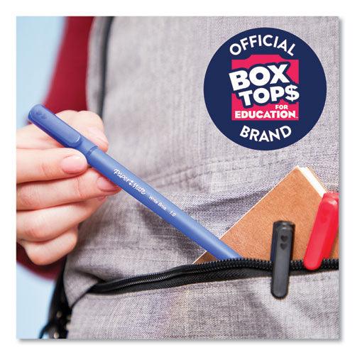 Image of Paper Mate® 4621501C Write Bros. Ballpoint Pen Value Pack, Stick, Medium 1 Mm, Blue Ink, Blue Barrel, 60/pack