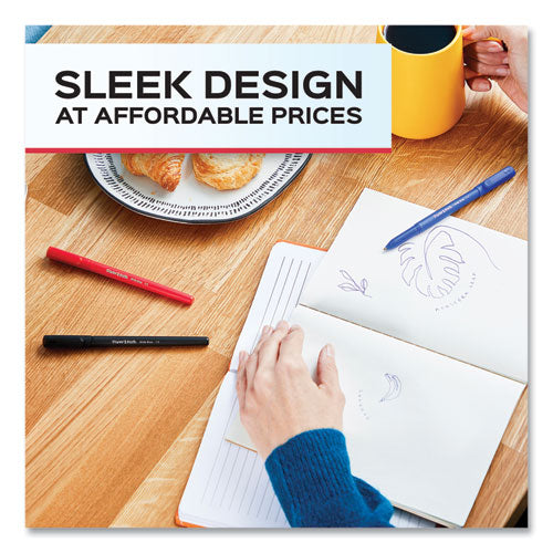 Image of Paper Mate® 4621501C Write Bros. Ballpoint Pen Value Pack, Stick, Medium 1 Mm, Blue Ink, Blue Barrel, 60/pack