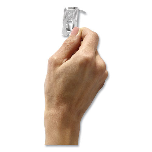 Image of 3M 3PH45M-3ES Claw Drywall Picture Hanger, Stainless Steel, 45 lb Capacity, 3 Hooks and 3 Spot Markers