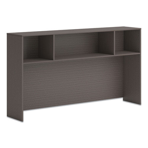 Image of HON® HLPLDH72.LSL1 Mod Desk Hutch, 3 Compartments, 72w x 14d x 39.75h, Slate Teak